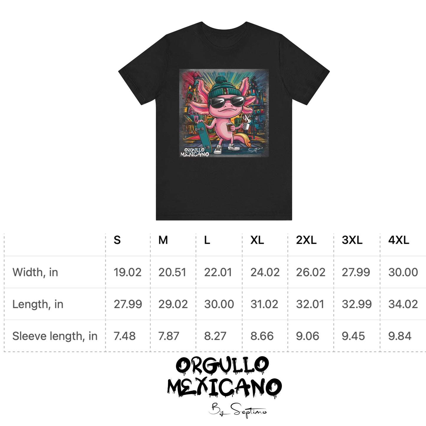 AJOLOTE PATINETA COOL Unisex Cotton Crew Tee