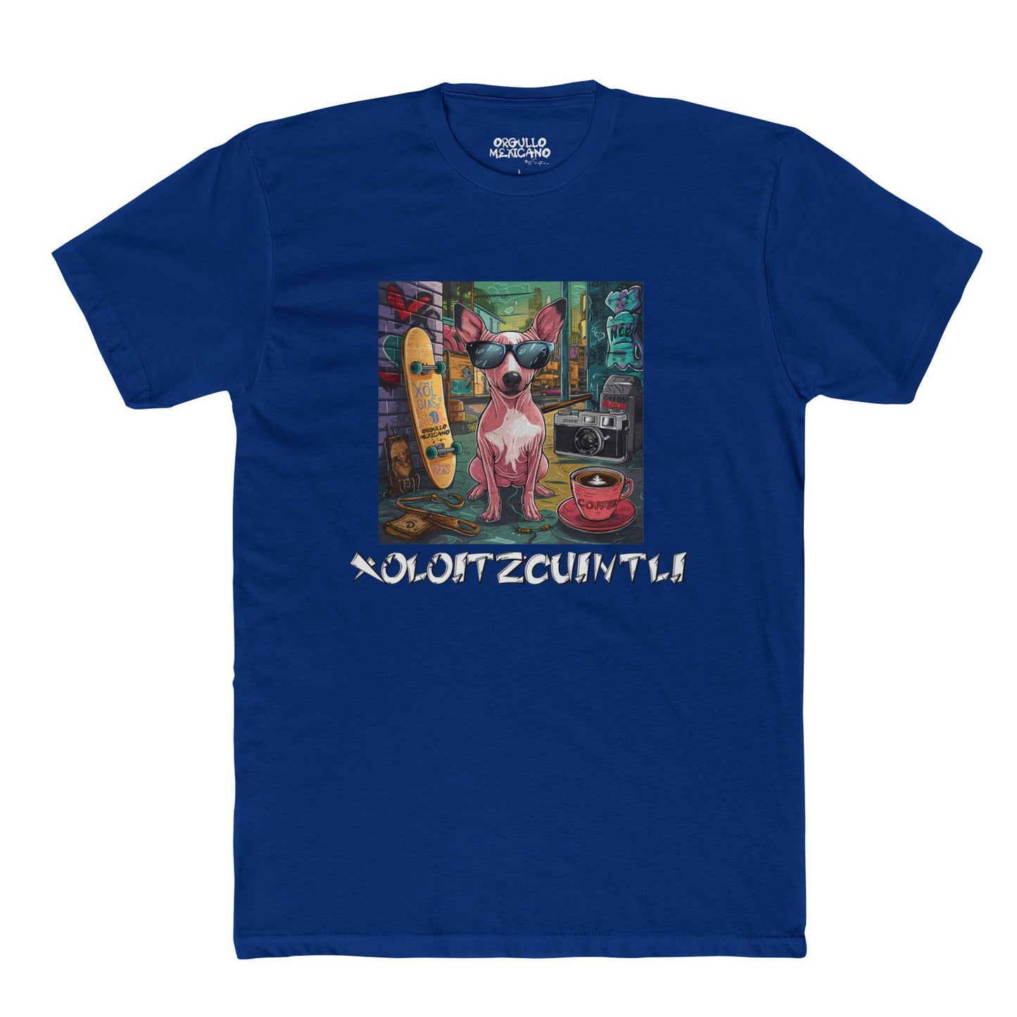 PERRO XOLOITZCUINTLI URBANO COOL Unisex Cotton Crew Tee