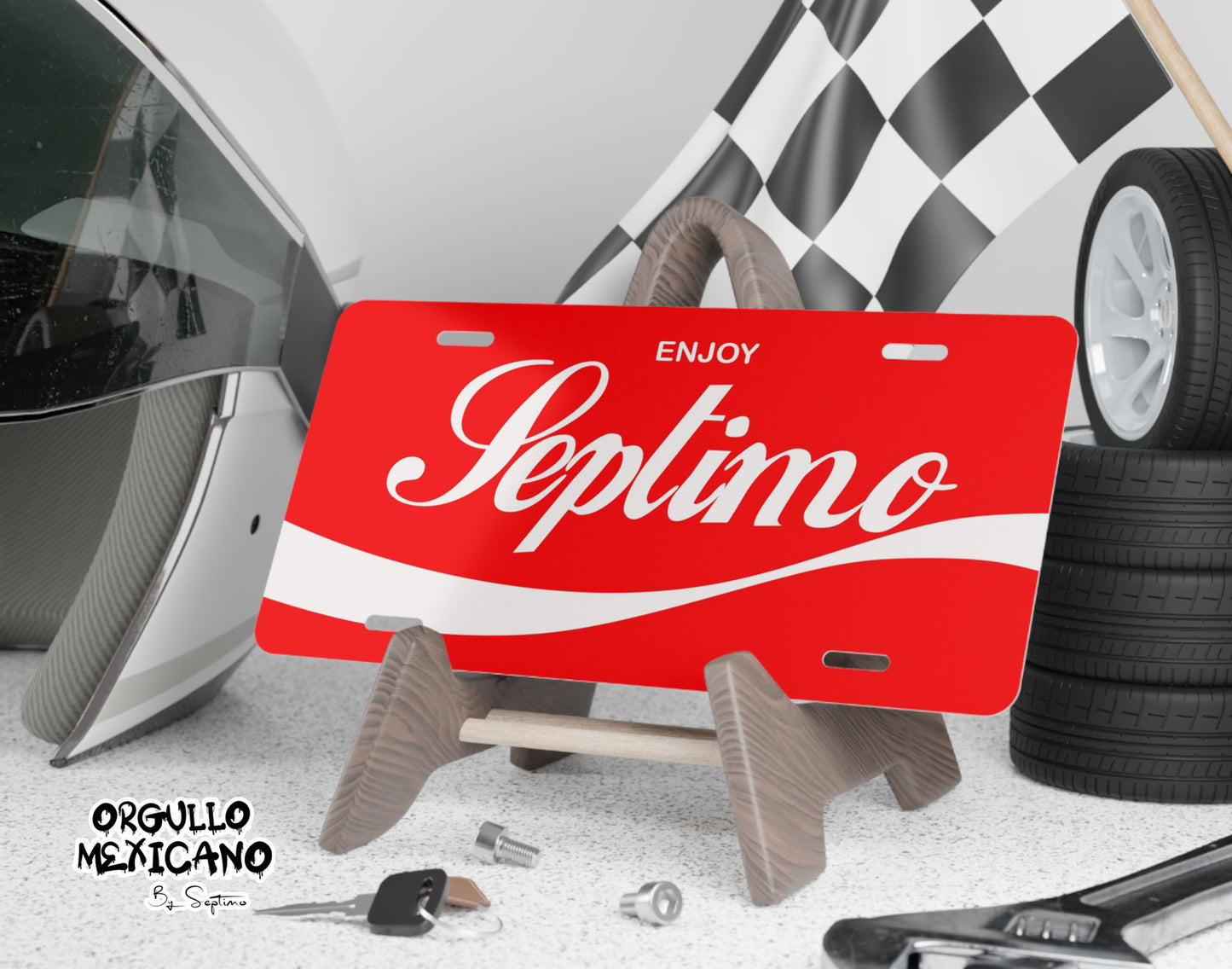 Placa SODA LOGO Personalizada con Tu Nombre | | DISENO DE LUJO- Regalo Exclusivo