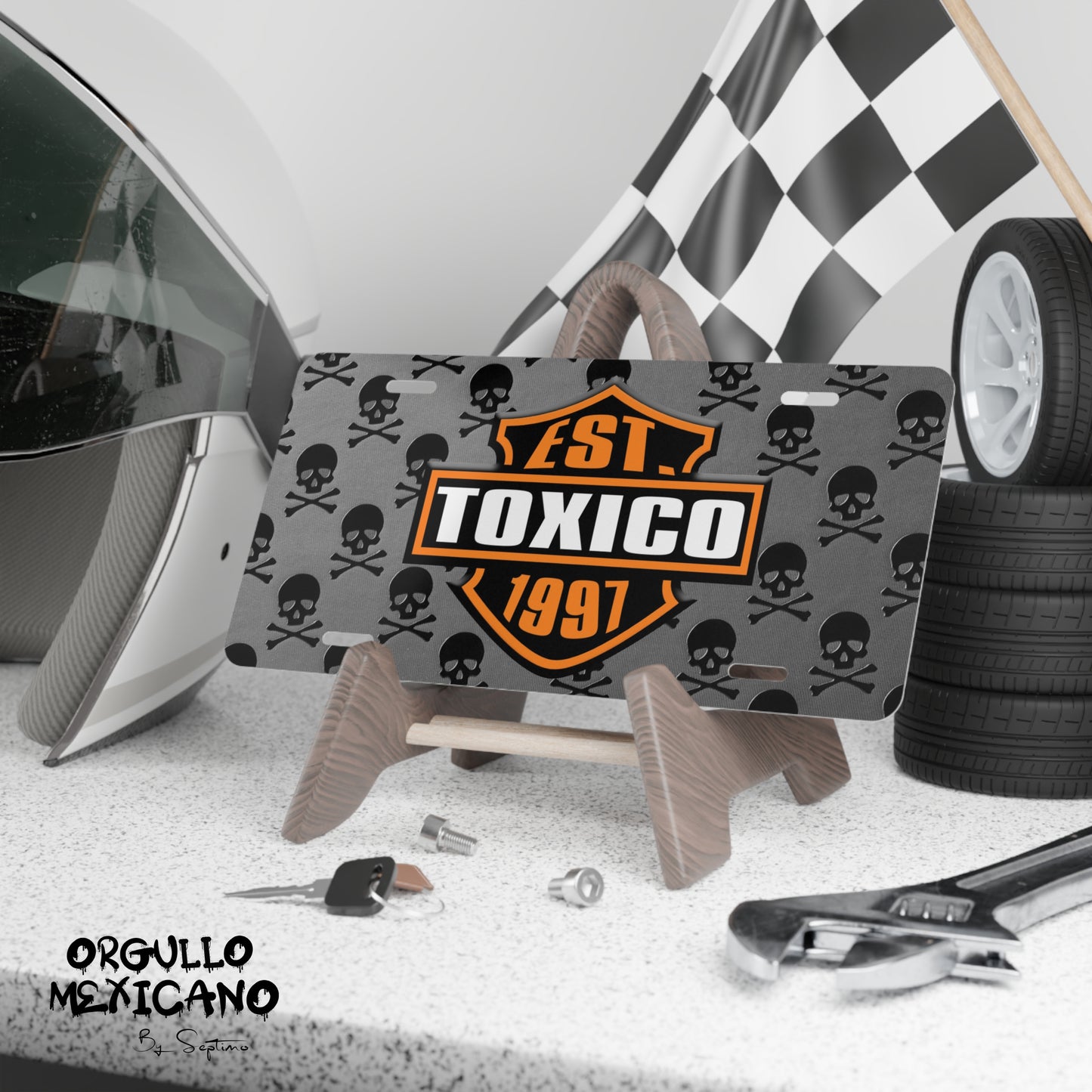 Placa Personalizada Logo Hrley con Tu Nombre o Frase |Diseno DE LUJO | - Regalo Exclusivo