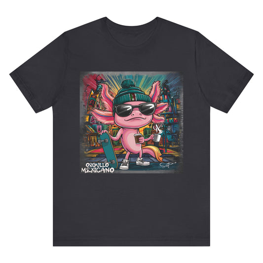 AJOLOTE PATINETA COOL Unisex Cotton Crew Tee