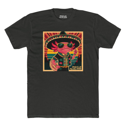 AJOLOTE CHARRO MEXICANO Unisex Cotton Crew Tee