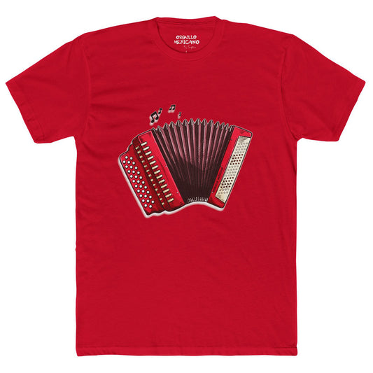 CON CORRIDOS EN EL ACORDEON ,  Unisex Cotton Crew Tee