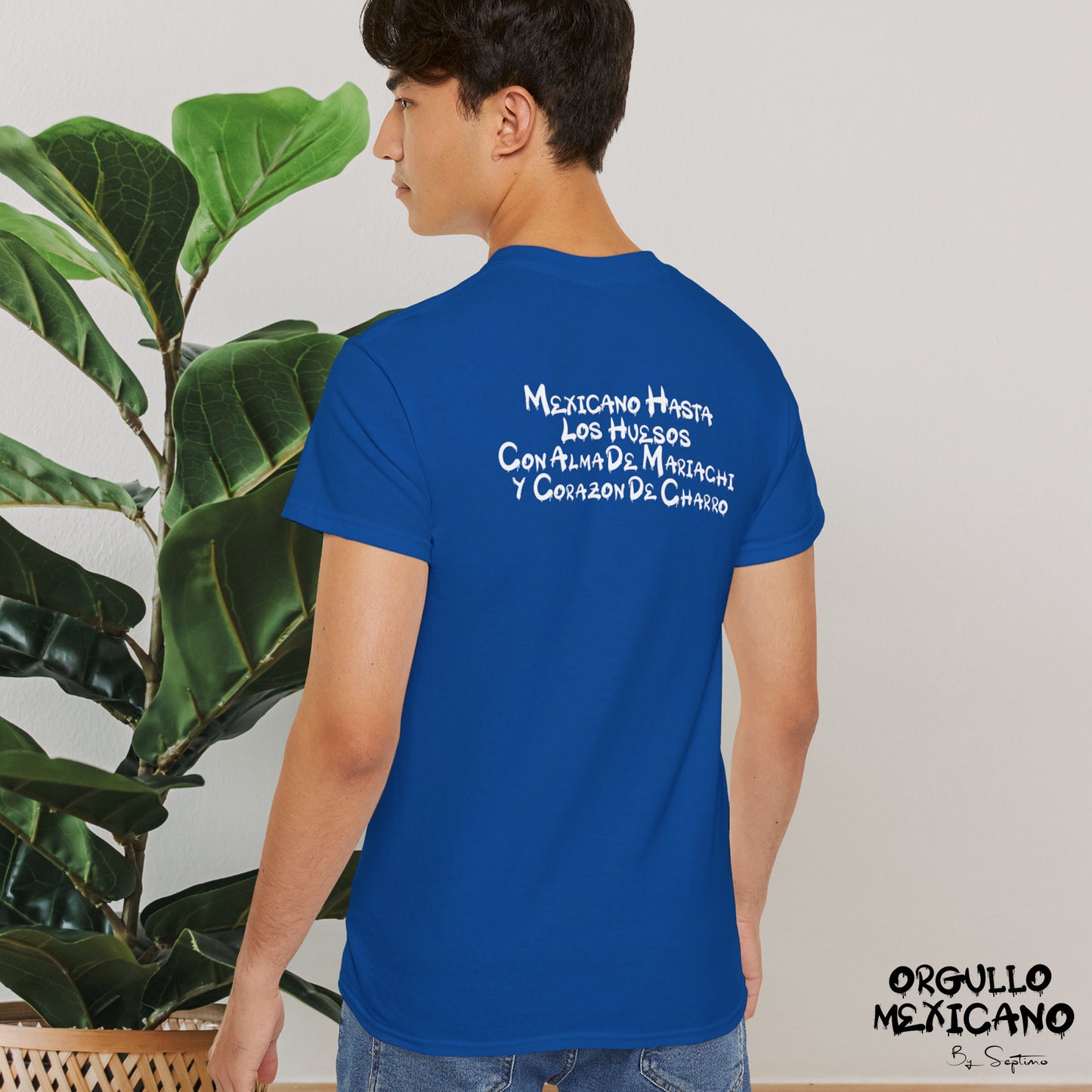 AJOLOTE CHARRO MEXICANO Unisex Cotton Crew Tee