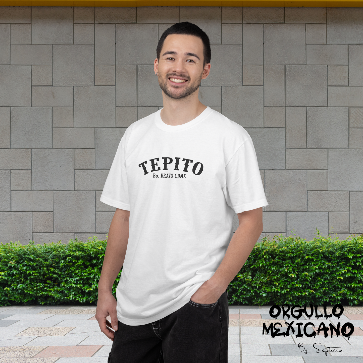 TEPITO BARRIO BRAVO, Playera  Unisex de Algodón Premium