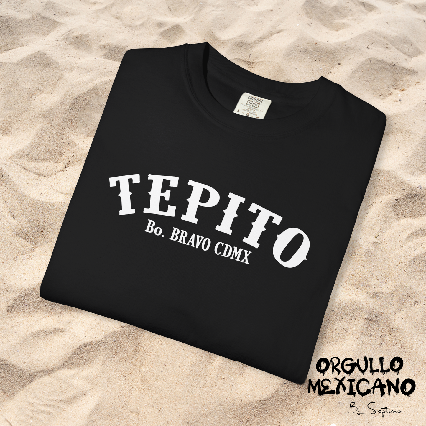 TEPITO BARRIO BRAVO, Playera  Unisex de Algodón Premium