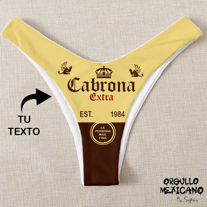 Bikini Diseno Caguama Personalizado Con Tu Texto y Fecha