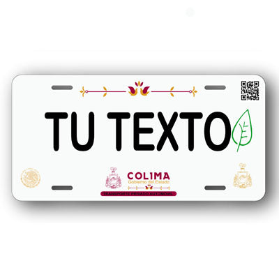 Placa Personalizada con Tu Nombre o Frase | Disponible en Cualquier Estado | MEXICO, USA, CENTRO AMERICA - Regalo Exclusivo