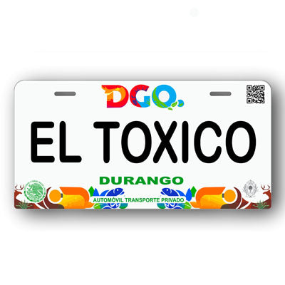 Placa Personalizada con Tu Nombre o Frase | Disponible en Cualquier Estado | MEXICO, USA, CENTRO AMERICA - Regalo Exclusivo