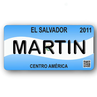 Placa Personalizada con Tu Nombre o Frase | Disponible en Cualquier Estado | MEXICO, USA, CENTRO AMERICA - Regalo Exclusivo