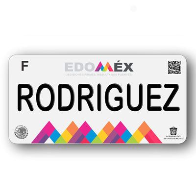 Placa Personalizada con Tu Nombre o Frase | Disponible en Cualquier Estado | MEXICO, USA, CENTRO AMERICA - Regalo Exclusivo