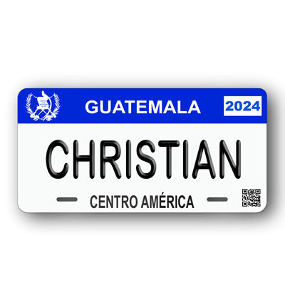 Placa Personalizada con Tu Nombre o Frase | Disponible en Cualquier Estado | MEXICO, USA, CENTRO AMERICA - Regalo Exclusivo