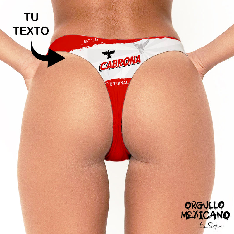 Bikini Diseno Cerveza Original Personalizado Con Tu Texto y Fecha