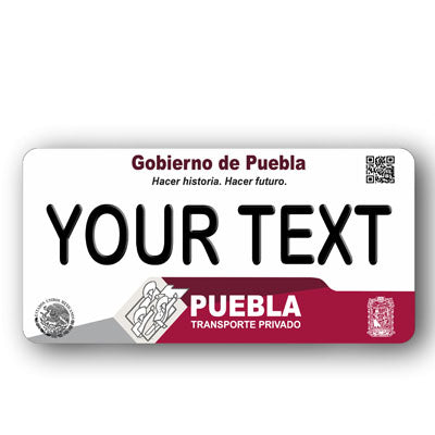 Placa Personalizada con Tu Nombre o Frase | Disponible en Cualquier Estado | MEXICO, USA, CENTRO AMERICA - Regalo Exclusivo