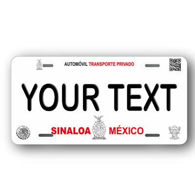 Placa Personalizada con Tu Nombre o Frase | Disponible en Cualquier Estado | MEXICO, USA, CENTRO AMERICA - Regalo Exclusivo