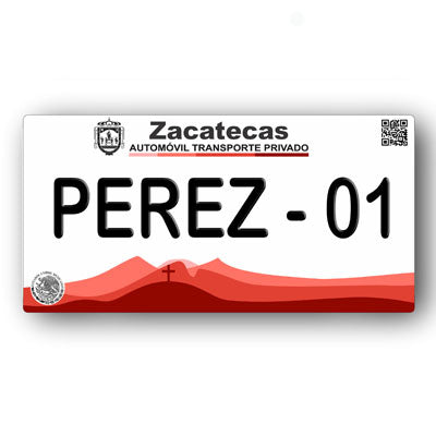 Placa Personalizada con Tu Nombre o Frase | Disponible en Cualquier Estado | MEXICO, USA, CENTRO AMERICA - Regalo Exclusivo